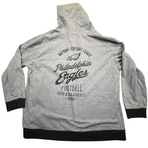 Darius Rucker Philadelphia Eagles Hoodie Mens XXL‎ Gray NFL Football Pullover
